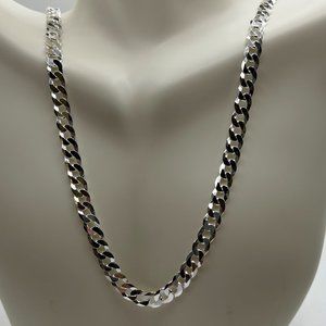 Mens Thick Miami Cuban Curb Chain - 30" HEAVY - 925 Italy